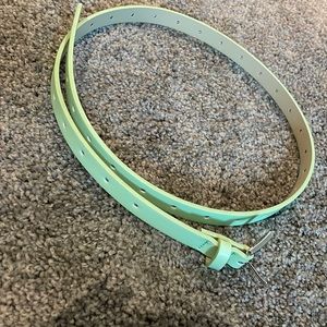 Mint green belt. Size small.